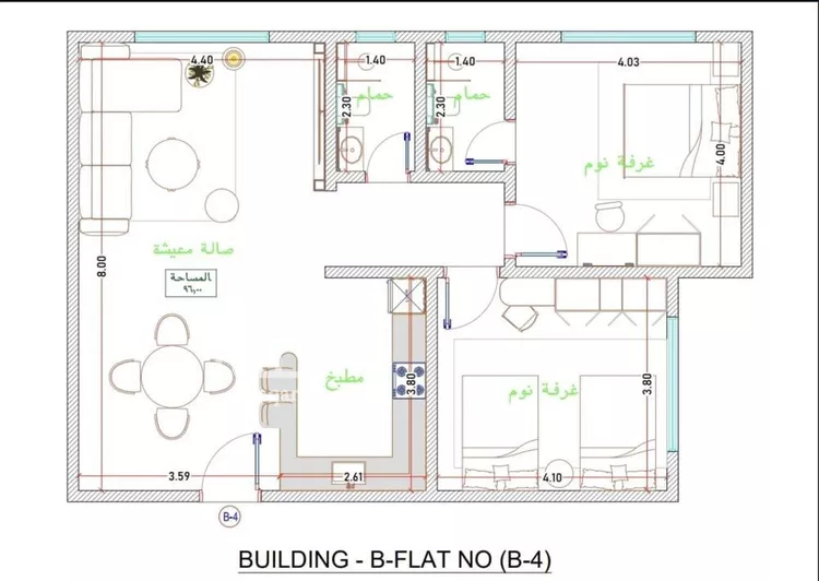 شقة للبيع في شارع عبدالله سليمان الفرعي, حي الفيحاء, مدينة جدة, منطقة مكة المكرمة