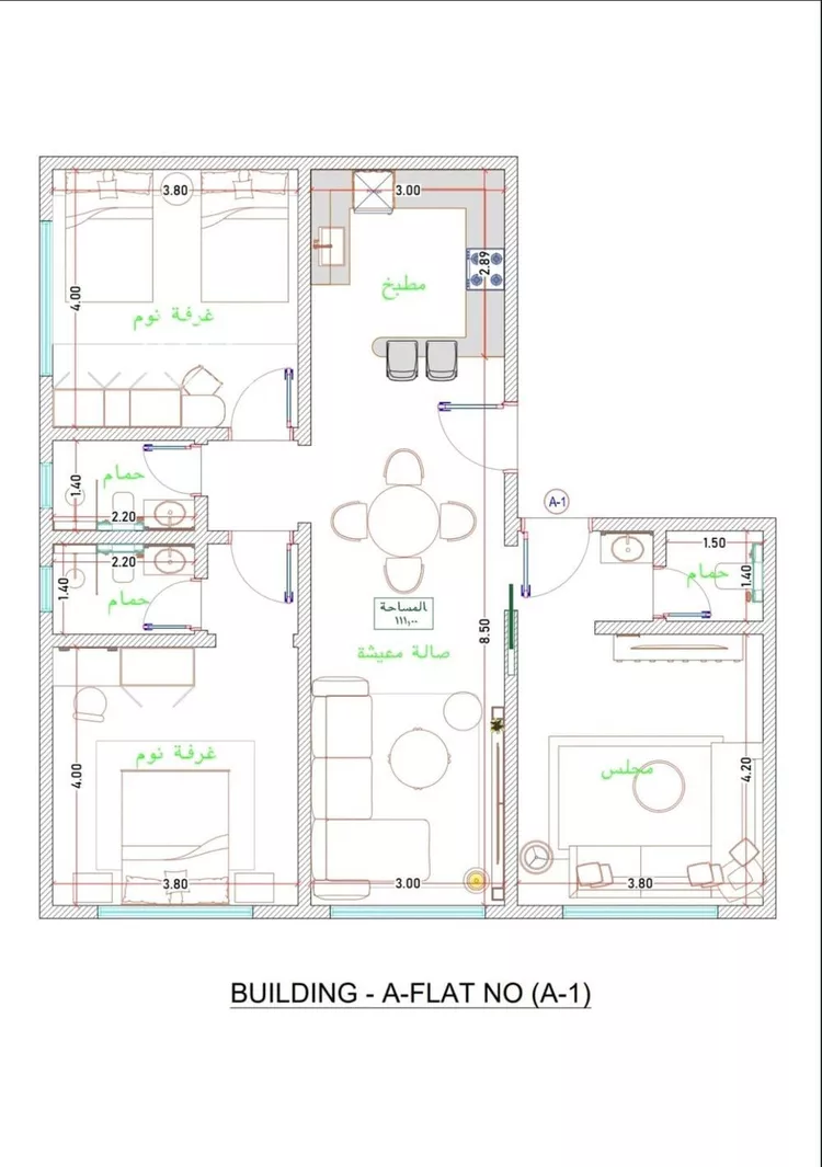شقة للبيع في شارع الحارث عباد البكري, حي الفيحاء, مدينة جدة, منطقة مكة المكرمة
