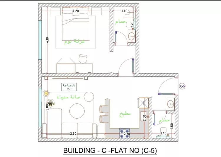 شقة للبيع في شارع ابراهيم القيرواني, حي الفيحاء, مدينة جدة, منطقة مكة المكرمة