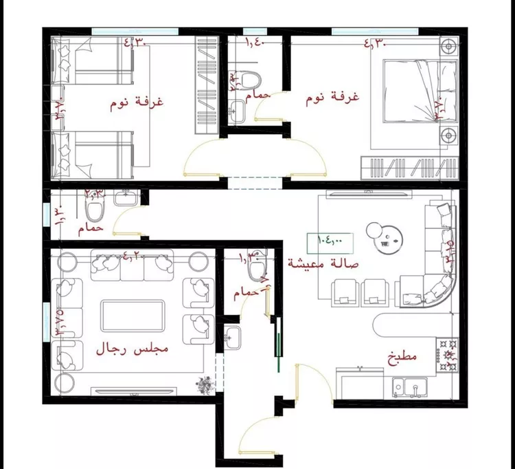 شقة للبيع في شارع عمارة اليمني, حي الفيصلية, مدينة جدة, منطقة مكة المكرمة صورة 2