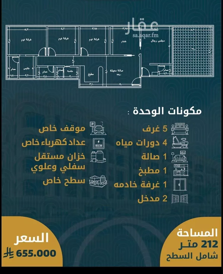 شقة للبيع في شارع سليمان العميد, حي الصواري, مدينة جدة, منطقة مكة المكرمة صورة 3