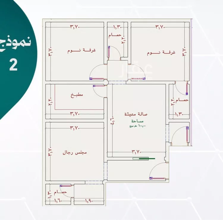 شقة للبيع في شارع عاصم بن العكير, حي النزهة, مدينة جدة, منطقة مكة المكرمة صورة 2