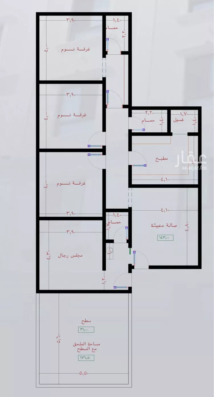 شقة للبيع في شارع برودان, حي النسيم, مدينة جدة, منطقة مكة المكرمة صورة 5