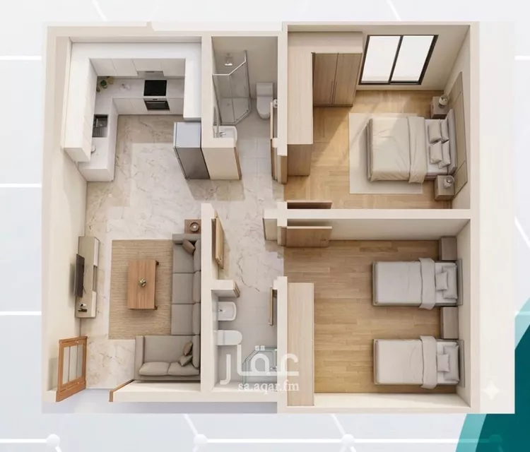 شقة للبيع في شارع قيس ابو جبيره, حي النزهة, مدينة جدة, منطقة مكة المكرمة