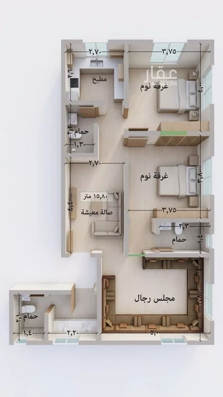شقة للبيع في شارع عمر الخردلي, حي الجامعة, مدينة جدة, منطقة مكة المكرمة صورة 2