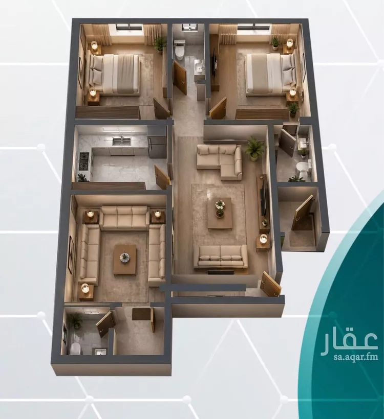 شقة للبيع في شارع عاصم بن العكير, حي النزهة, مدينة جدة, منطقة مكة المكرمة