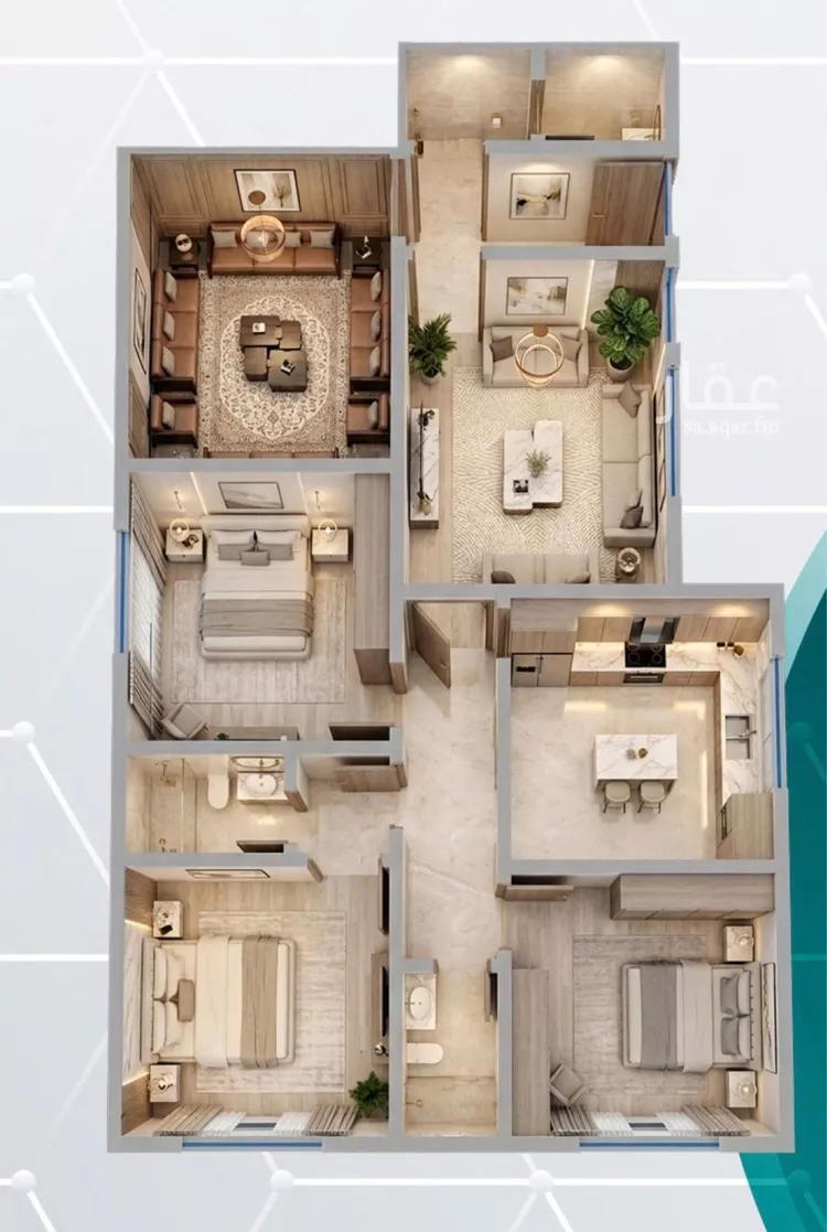 Apartment for Sale in Jeddah An Nuzhah