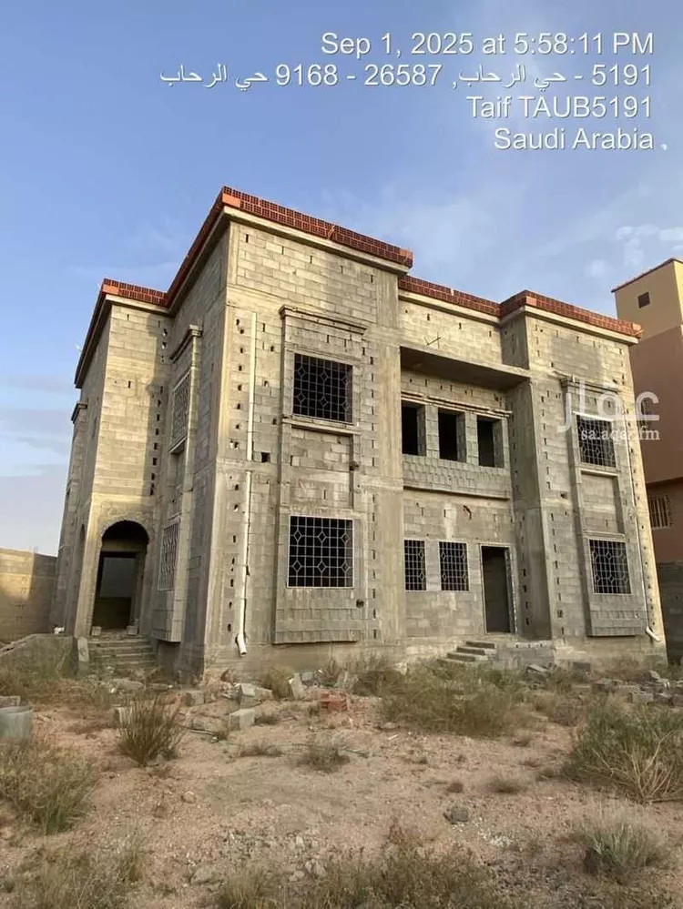 فيلا للبيع في شارع عثمان ابن اليمان, حي الرحاب, مدينة الطائف, منطقة مكة المكرمة 1 صورة