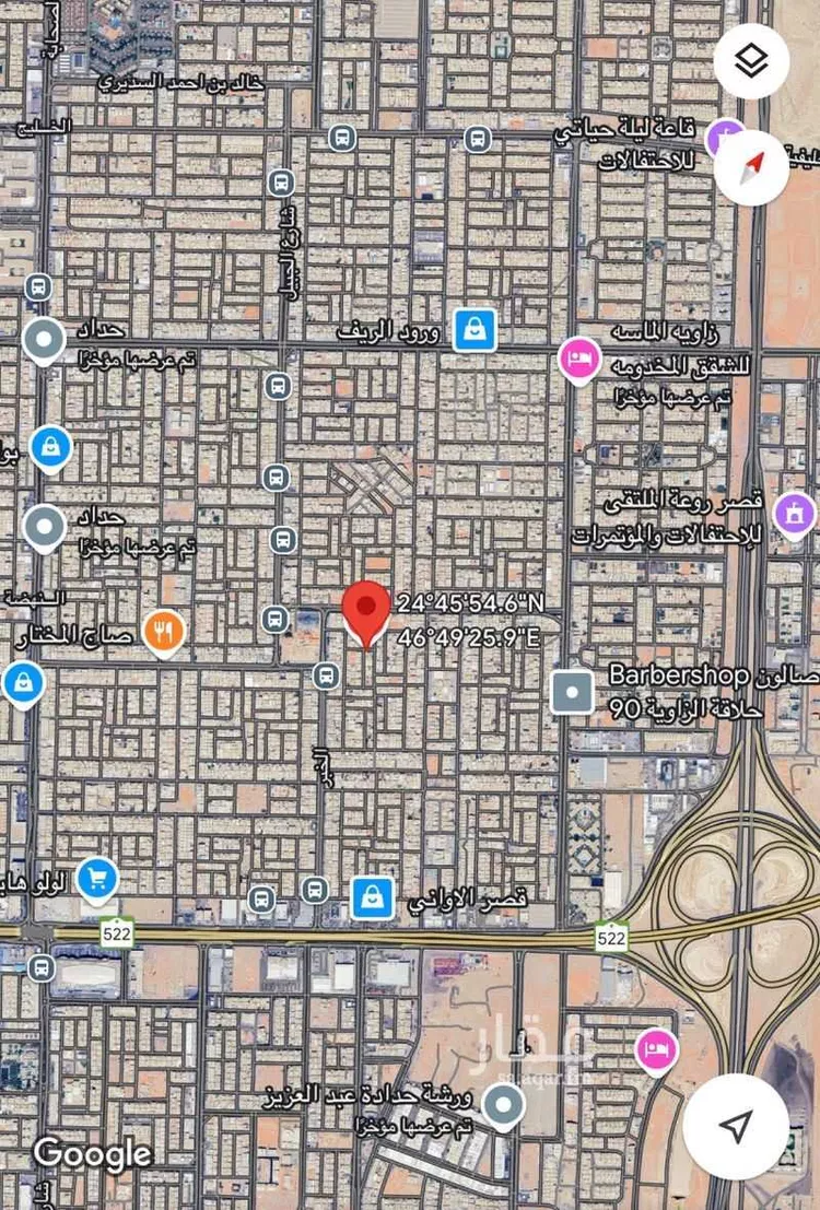 أرض للبيع في شارع ام راكة, حي النهضة, مدينة الرياض, منطقة الرياض صورة 5