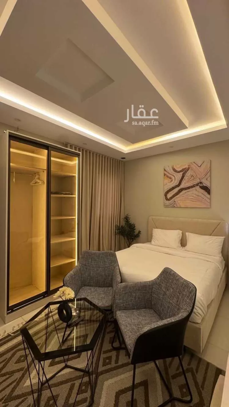 استديو مفروش للحجز في شارع الدهناء ، حي القيروان ، الرياض ، منطقة الرياض