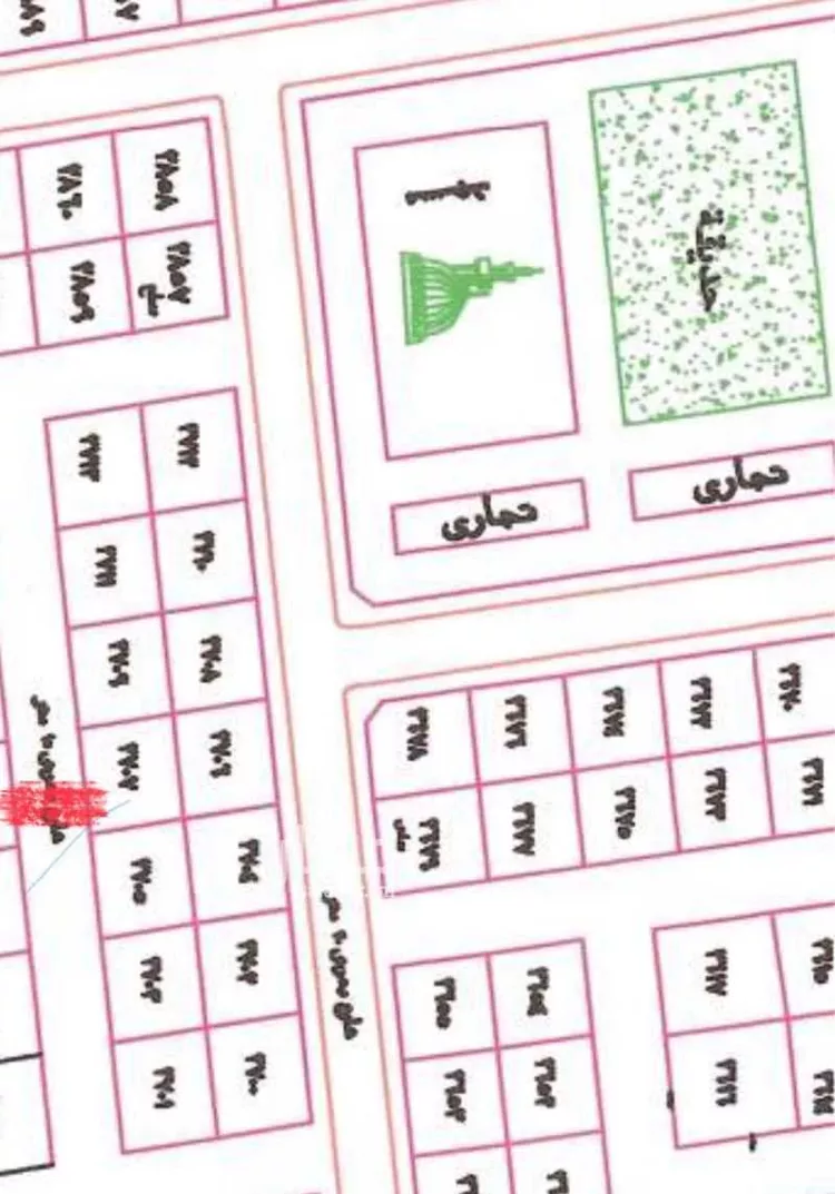 أرض للبيع في شارع جرول العبسي, حي المرجانية, مدينة رابغ, منطقة مكة المكرمة