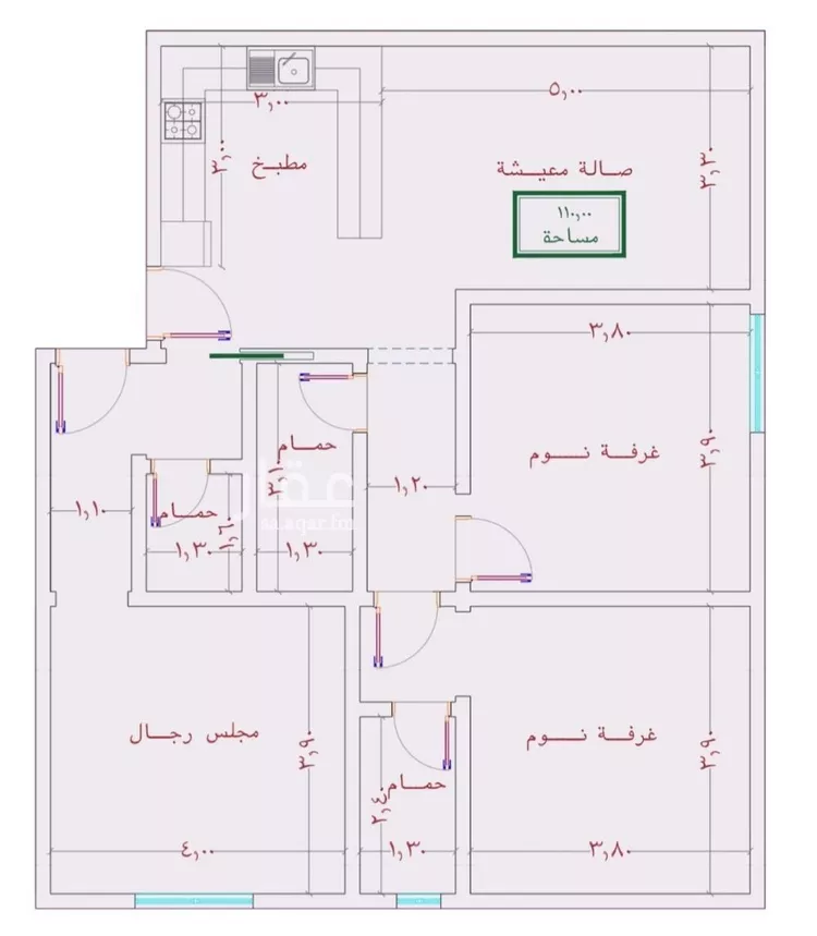 شقة للبيع في شارع الامير عبدالمجيد, حي الصواري, مدينة جدة, منطقة مكة المكرمة