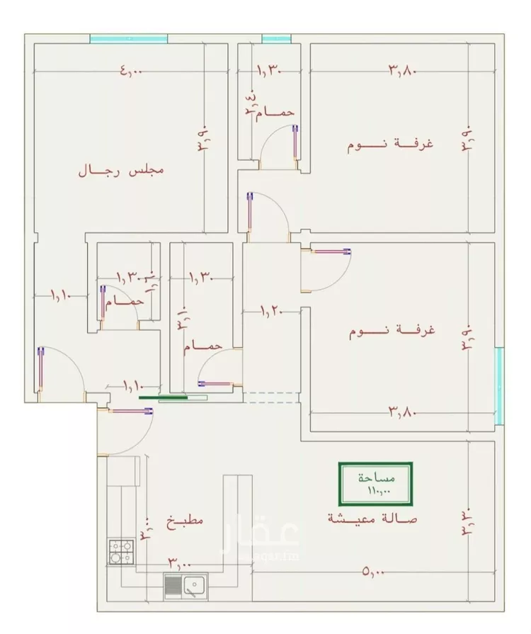 شقة للبيع في شارع الامير عبدالمجيد, حي الصواري, مدينة جدة, منطقة مكة المكرمة صورة 3