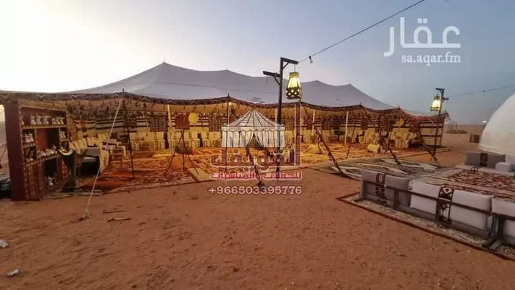 مخيم للحجز في شارع سعود ابن فيصل ، حي الصحافة ، الرياض ، منطقة الرياض