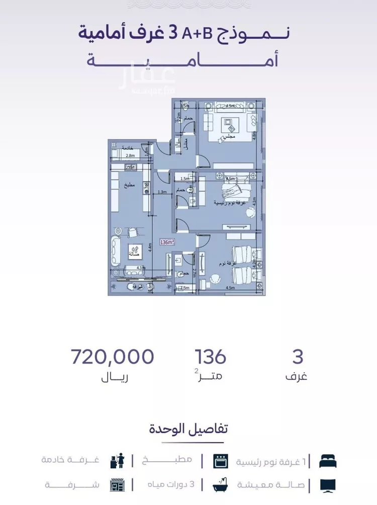 شقة للبيع في شارع خضر افندي, حي الزهراء, مدينة جدة, منطقة مكة المكرمة صورة 2