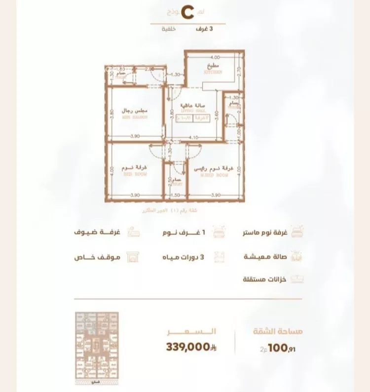 شقة للبيع في شارع أبي القاسم الأنصاري, حي الربوة, مدينة جدة, منطقة مكة المكرمة صورة 2