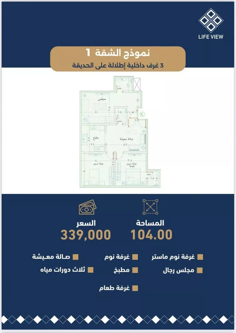 شقة للبيع في شارع زيد بن عاصم, حي حكومي1, مدينة جدة, منطقة مكة المكرمة