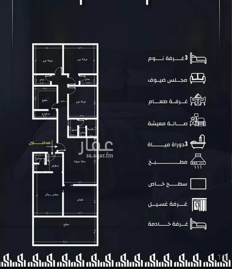 شقة للبيع في شارع عيسى الجرشي, حي الريان, مدينة جدة, منطقة مكة المكرمة صورة 2