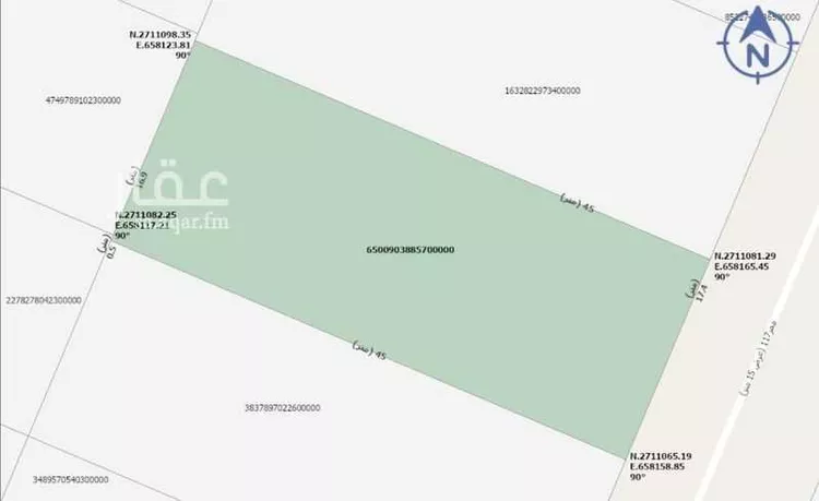 أرض للبيع في شارع 3237046, حي ضاحية نمار, مدينة الرياض, منطقة الرياض صورة 2