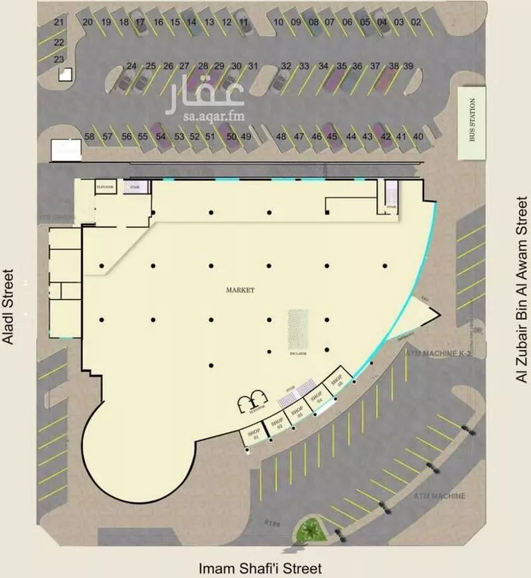 محل للإيجار في شارع الامام الشافعي, حي الروابي, مدينة الرياض, منطقة الرياض صورة 5
