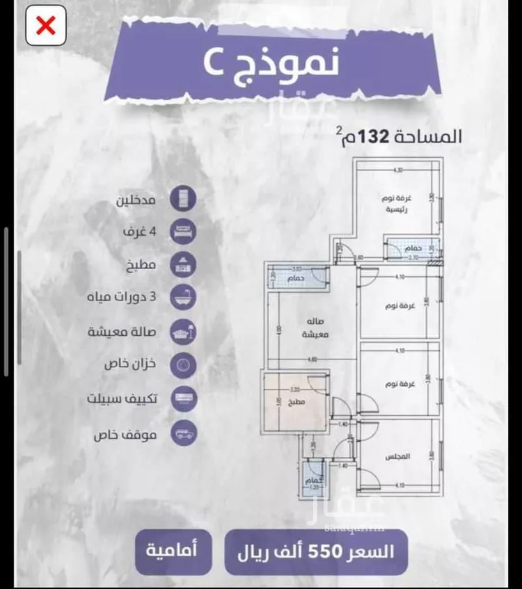 شقة للبيع في شارع زهير بن الحارث, حي الواحة, مدينة جدة, منطقة مكة المكرمة صورة 2