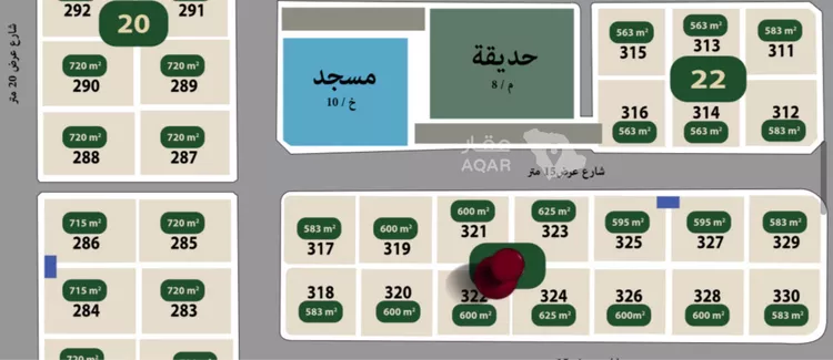 أرض للبيع في شارع عرعر, حي المها, مدينة الخبر, المنطقة الشرقية