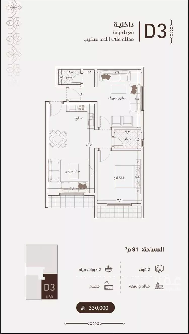 Apartment for Sale in Jeddah Al Fayha'a صورة 4