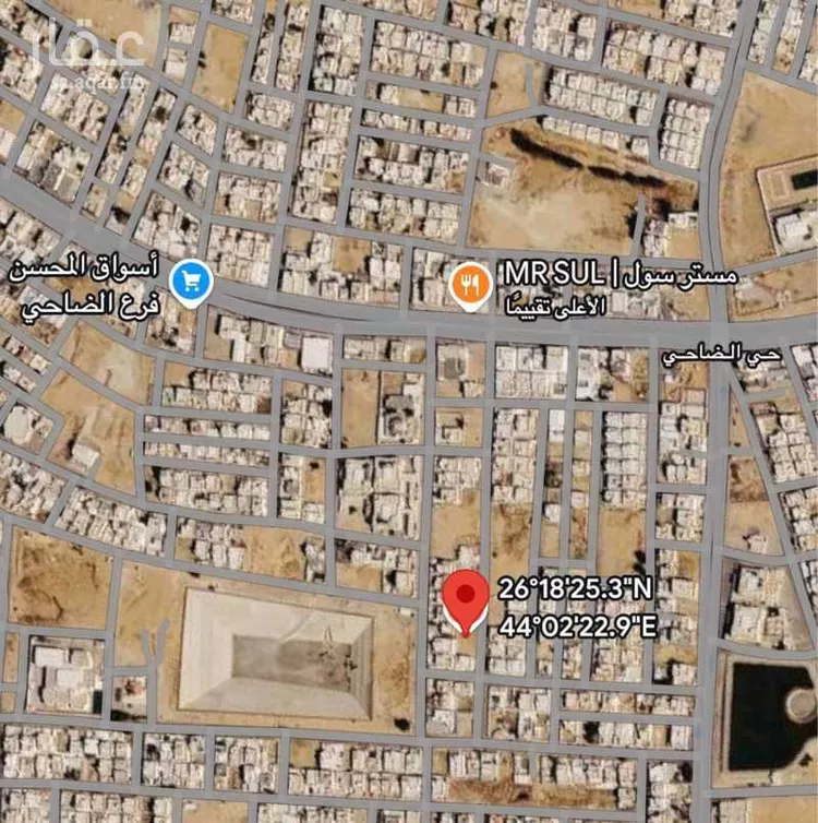 أرض للبيع في شارع نصر بن ظريف, حي الضاحي الغربي, مدينة بريدة, منطقة القصيم