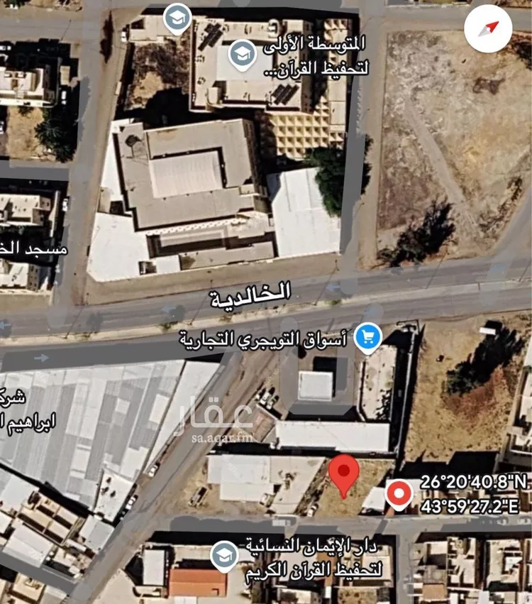 أرض للبيع في شارع لا يوجد اسم, حي النقع الغربي, مدينة بريدة, منطقة القصيم