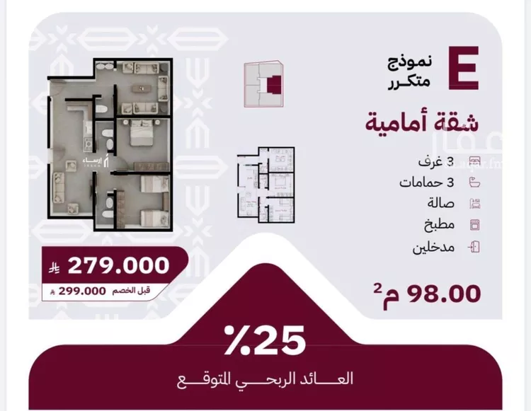 شقة للبيع في شارع عثمان ابن عوف, حي الريان, مدينة جدة, منطقة مكة المكرمة 6