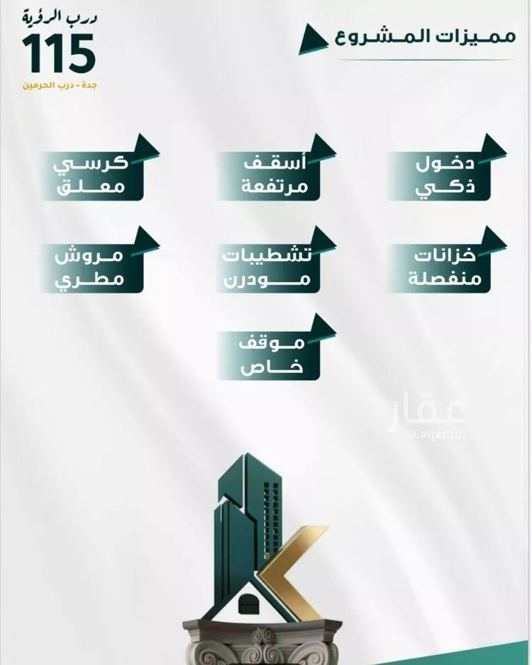 شقة للبيع في شارع ابن خلكان, حي الفيحاء, مدينة جدة, منطقة مكة المكرمة صورة 4
