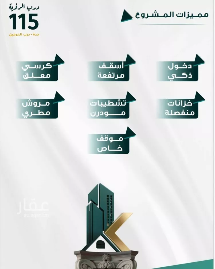 شقة للبيع في شارع البهاء محمد ابن القاضي, حي الفيحاء, مدينة جدة, منطقة مكة المكرمة صورة 5