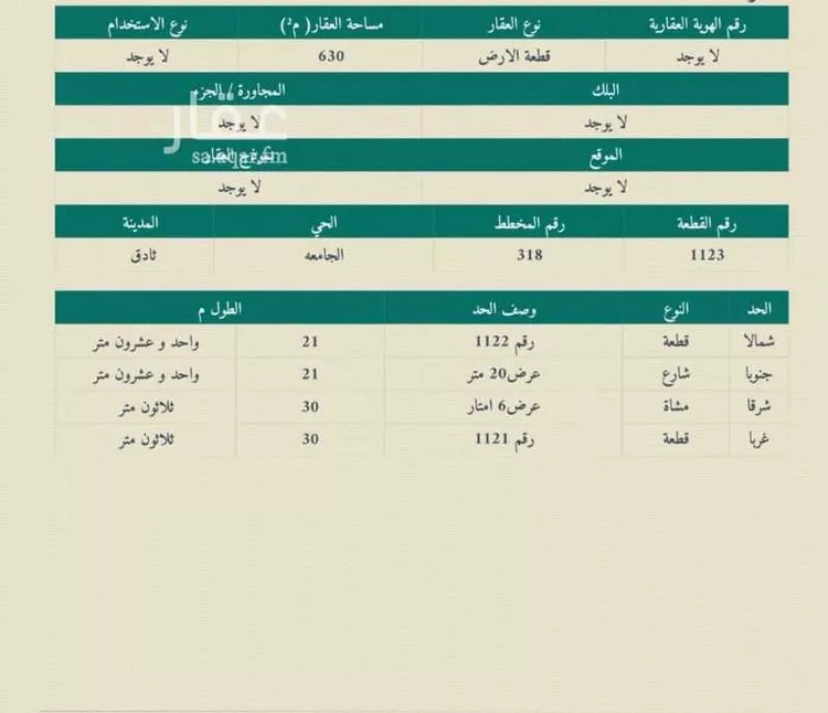 Land for Sale in Thadiq Al Janadriyah