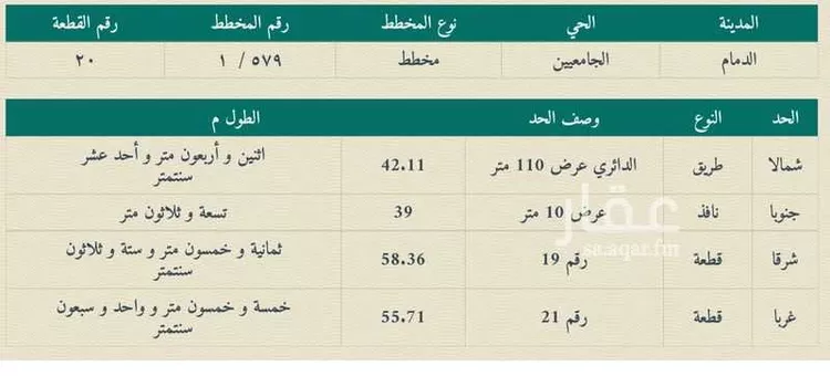 Land for Sale in Dammam Al Jamiyin