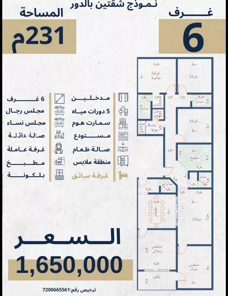 Apartment for Sale in Jeddah Al Nahdah