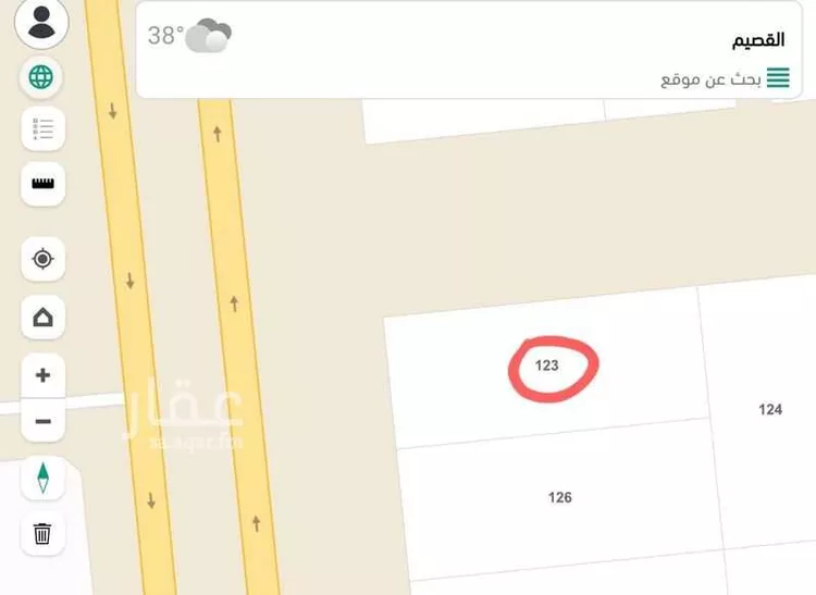 أرض للبيع في شارع عبدالعزيز بن عبدالرحمن ، حي المنتزة ، قبة ، الاسياح صورة 2