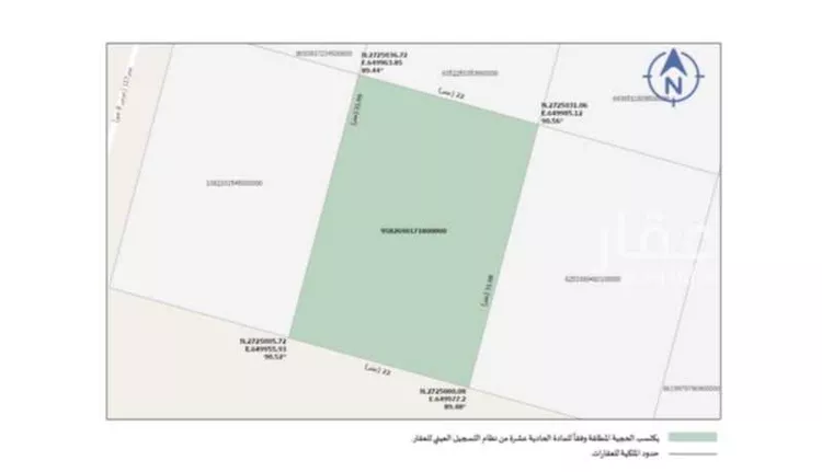 أرض للبيع في شارع احمد بن الحسين بن مهران, حي المهدية, مدينة الرياض, منطقة الرياض صورة 3