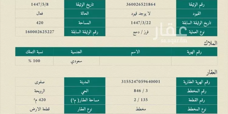 أرض للبيع في حي الرويحة, مدينة القطيف, المنطقة الشرقية