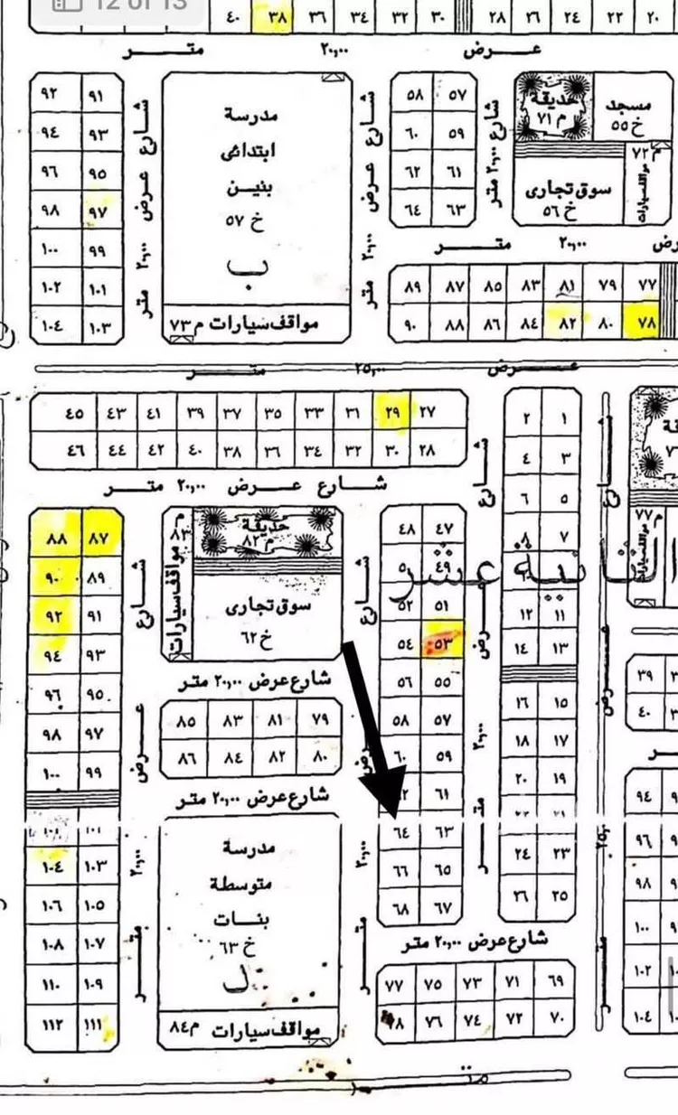 أرض للبيع في شارع الملك فهد, حي أشبيلية - بقيق, مدينة بقيق, المنطقة الشرقية صورة 2