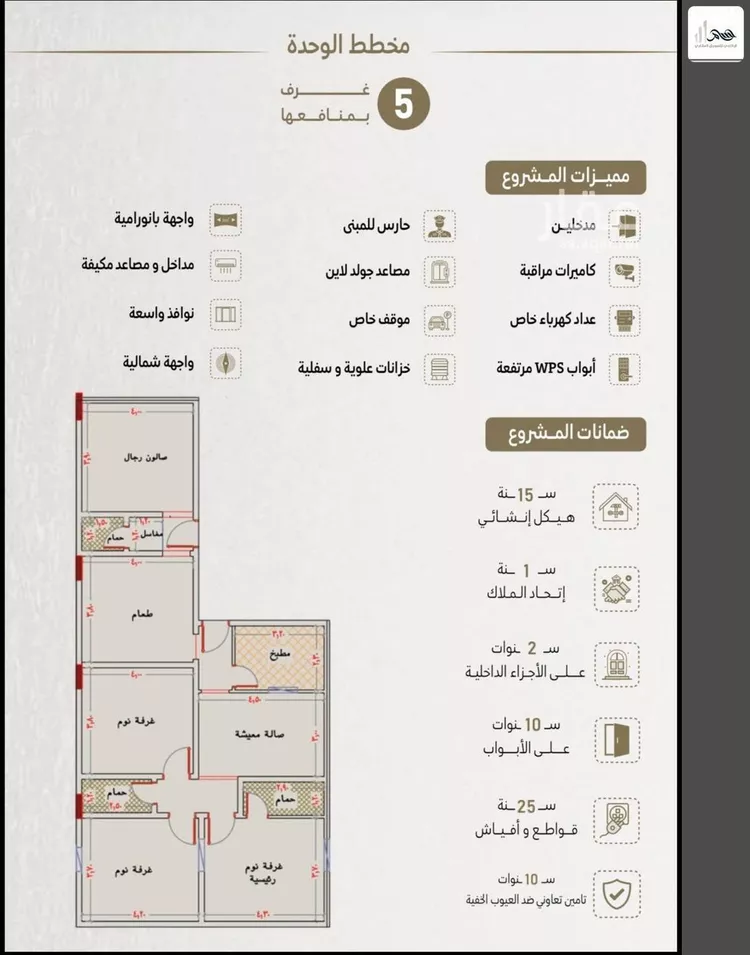 شقة للبيع في شارع ابو وهيب الجشمي, حي النعيم, مدينة جدة, منطقة مكة المكرمة صورة 5