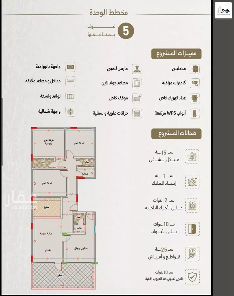 شقة للبيع في شارع ابو وهيب الجشمي, حي النعيم, مدينة جدة, منطقة مكة المكرمة