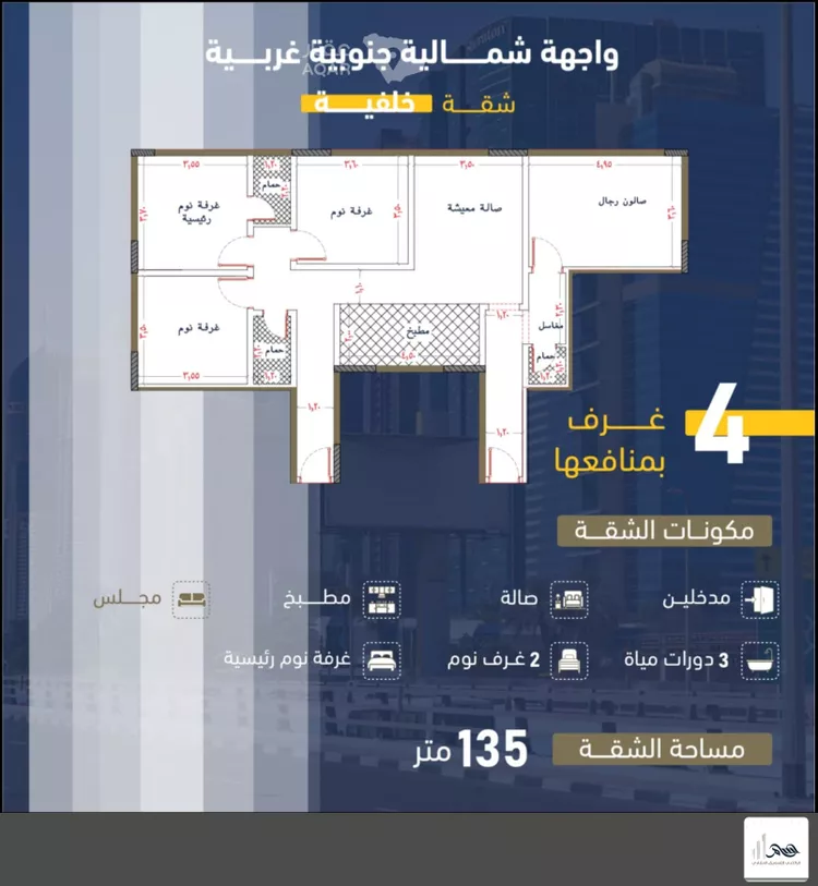 شقة للبيع في شارع انس ابن ظهير, حي النعيم, مدينة جدة, منطقة مكة المكرمة صورة 2