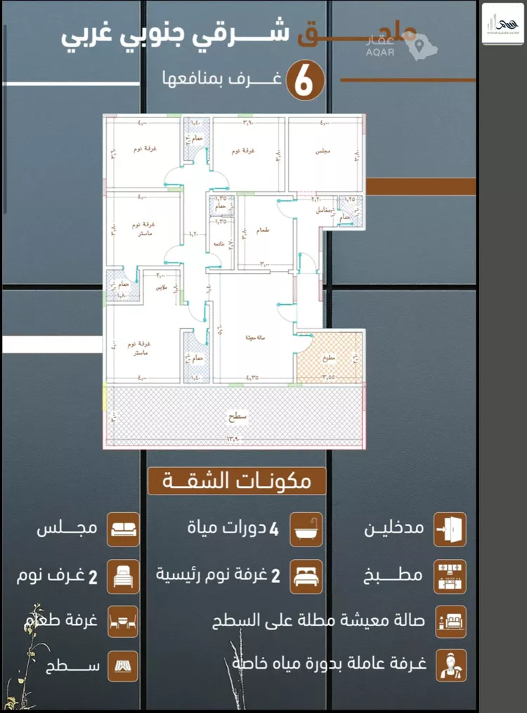 شقة للبيع في شارع ابراهيم بن كنيف, حي السلامة, مدينة جدة, منطقة مكة المكرمة 8