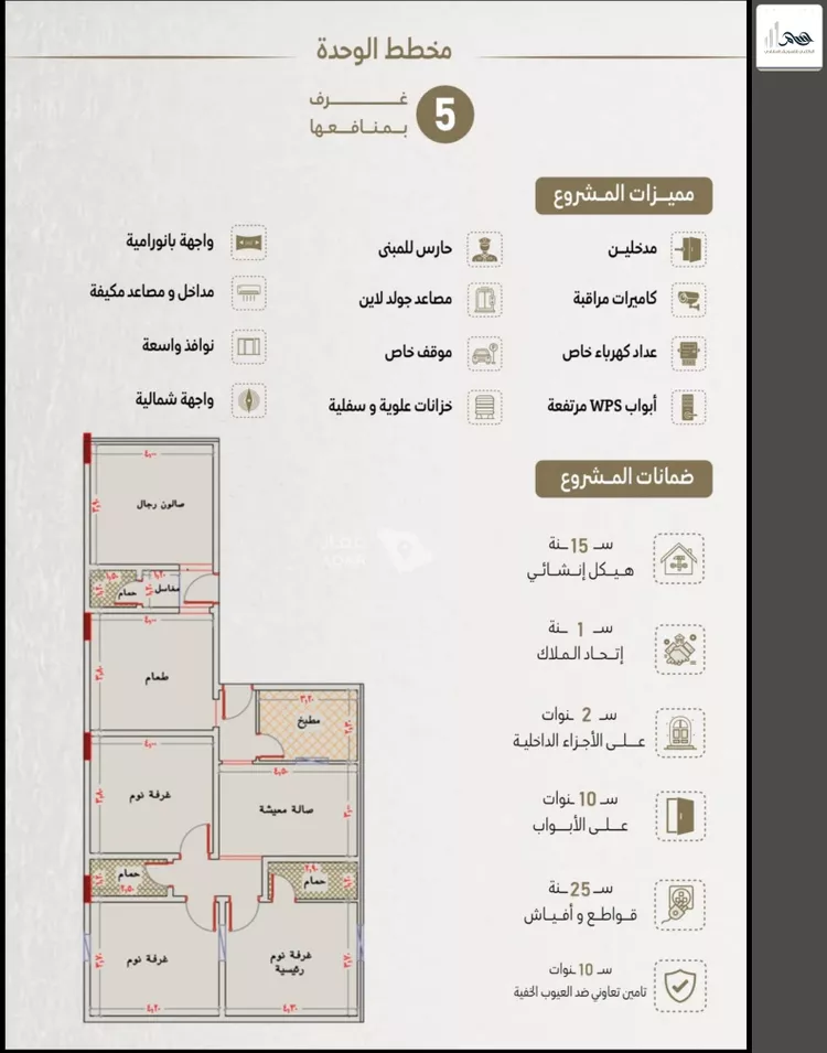 شقة للبيع في شارع ابو وهيب الجشمي, حي النعيم, مدينة جدة, منطقة مكة المكرمة 5
