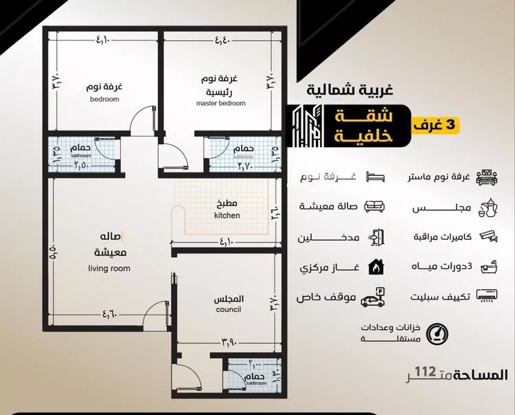 شقة للبيع في شارع الفضل بن يحي, حي السلامة, مدينة جدة, منطقة مكة المكرمة