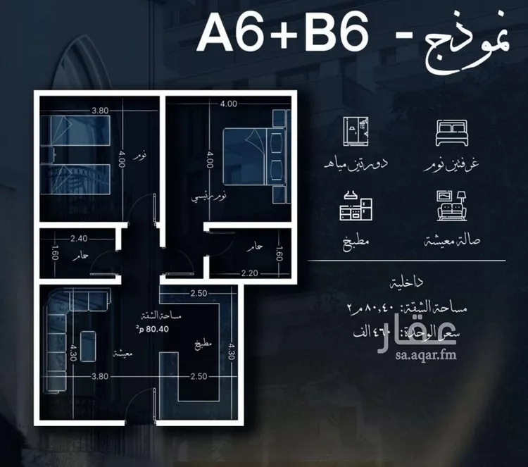 شقة للبيع في شارع احمد الغزاوى, حي الحمراء, مدينة جدة, منطقة مكة المكرمة صورة 2