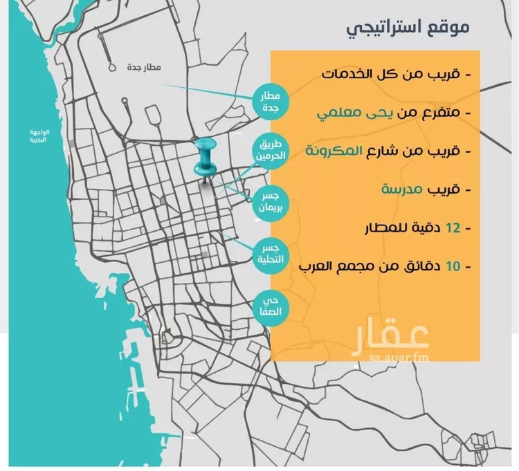 شقة للبيع في شارع عاصم ابن قيس, حي الربوة, مدينة جدة, منطقة مكة المكرمة صورة 2