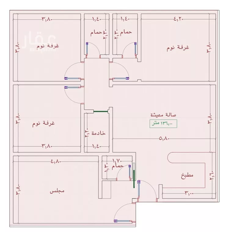 شقة للبيع في شارع السامر, حي الواحة, مدينة جدة, منطقة مكة المكرمة صورة 2