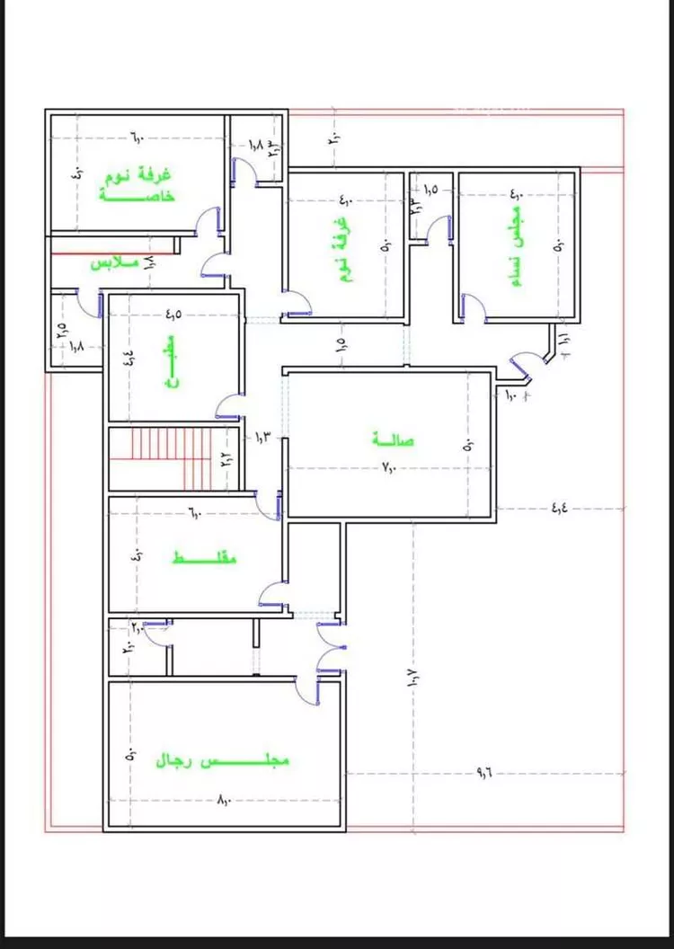فيلا للبيع في شارع شارع عرض 25, مدينة شرورة, منطقة نجران صورة 3