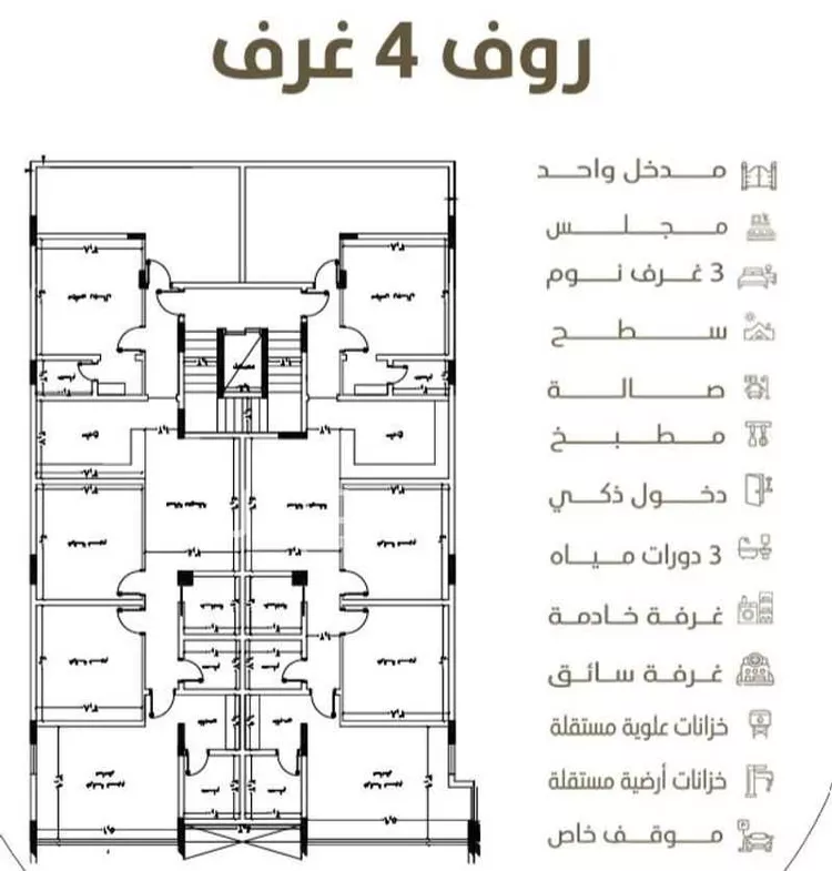 شقة للبيع في شارع قاسم بن يسار, حي الريان, مدينة جدة, منطقة مكة المكرمة صورة 3